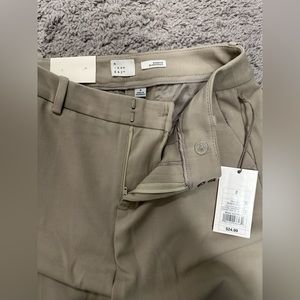 Wide leg stretchy khakis